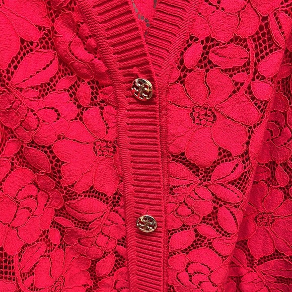 Elegant ! Eye catching New Cardigan Sz M by Tory Burch - Picture 3 of 5